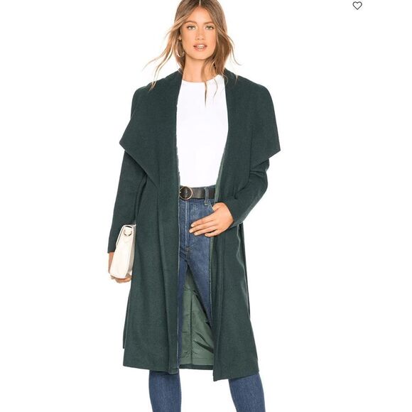 About Us Kelly Coat in Forest Green Size S - Picture 3 of 6